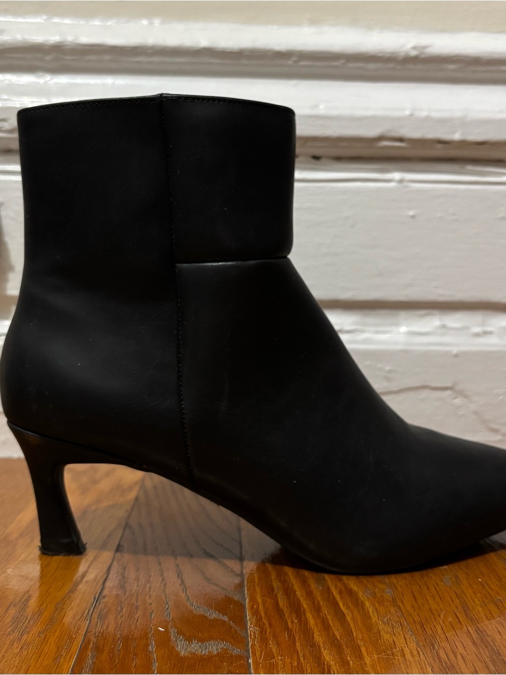 Madden Girl Women's Black Mid-Heel Ankle Boot